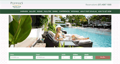 Desktop Screenshot of peppersbeachclub.com.au
